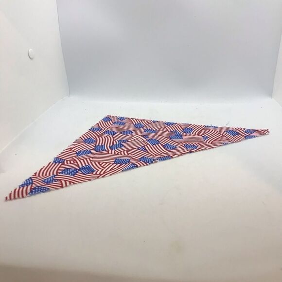 Dog Scarf Patriotic Set Red White Blue Small - Picture 3 of 13